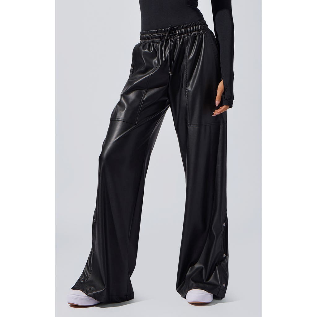 Heroine Sport Cara Wide Leg Pants In Black