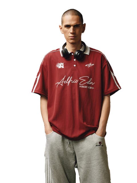 Sporty Polo Soccer Jersey