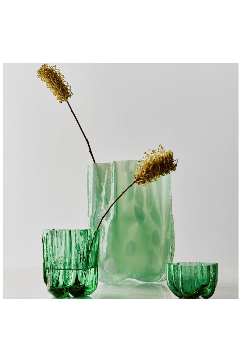 Small Crackle Bowl, Alternate, color, GREEN