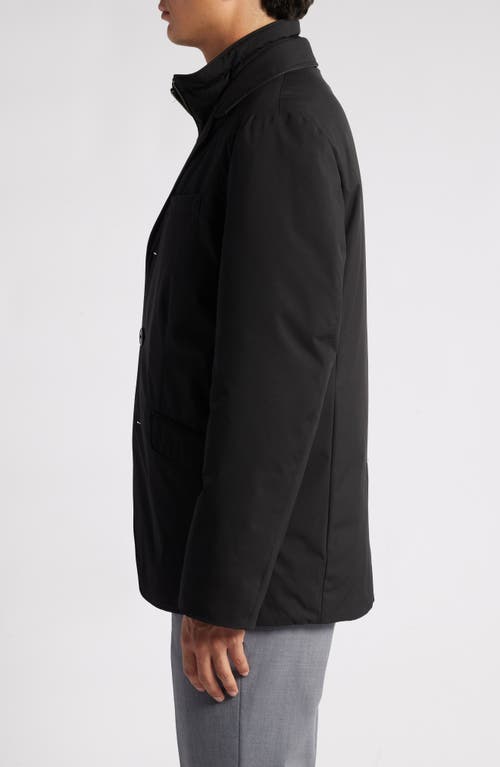 Hart Schaffner Marx Summit Waterproof Jacket With Removable Bib In Black