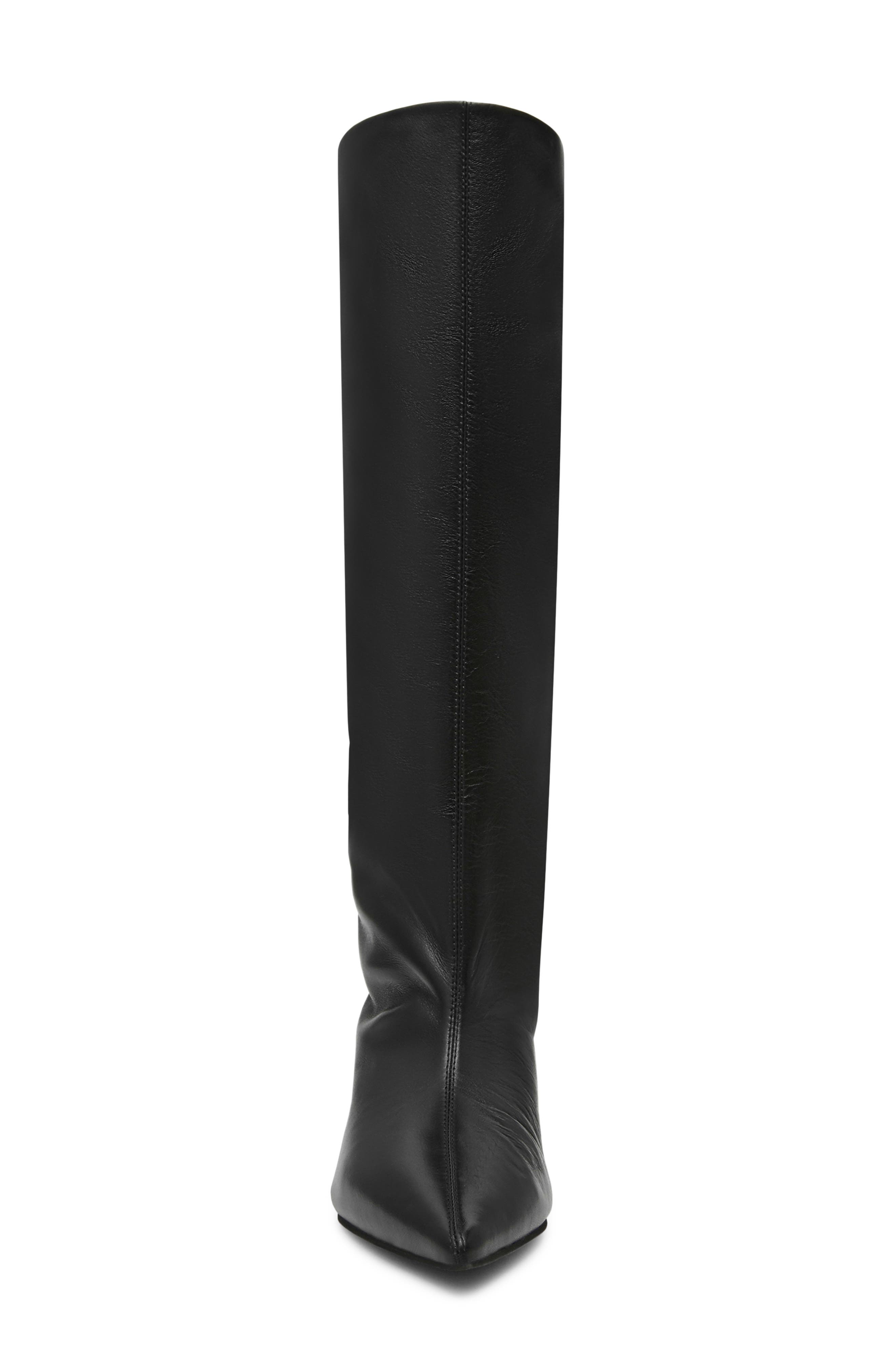 Brax Pointed Toe Boot, Alternate, color, BLACK LEATHER