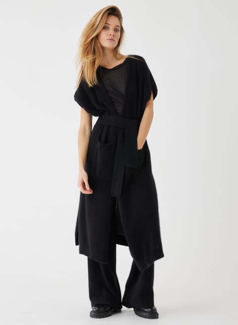 Ultra Soft Three Quarter Length Laser Cut Vest