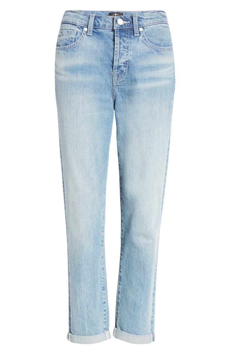 7 For All Mankind Josefina High Waist Boyfriend Jeans, Alternate, color, 