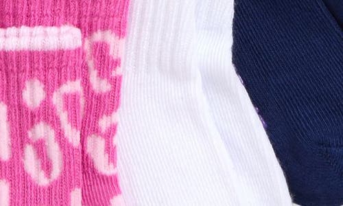 Capelli New York Kids' Leopard Sport Assorted 8-pack Gripper Crew Socks In Multi