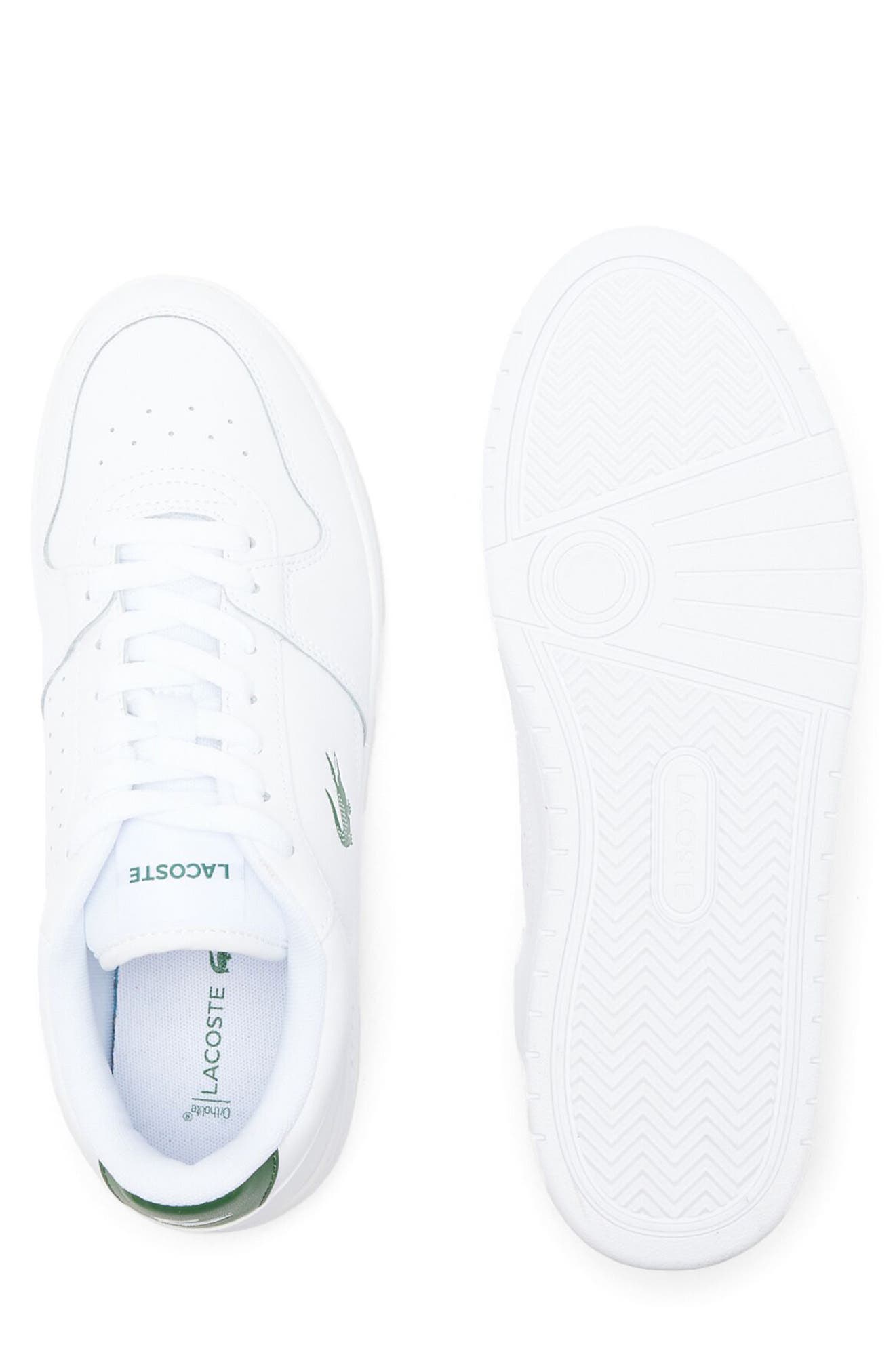 Lacoste Core Essential Sneaker, Alternate, color, White/ Dark Green