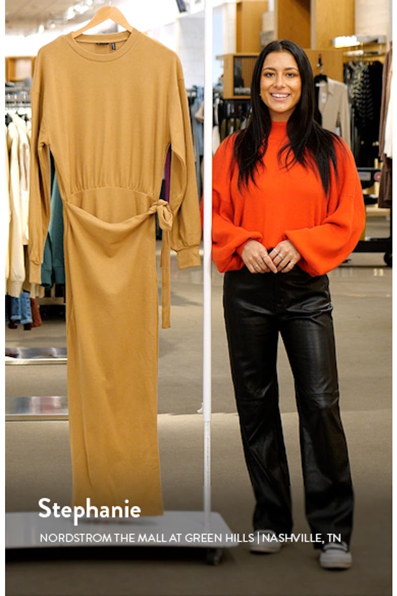 Long Sleeve Wrap Dress video