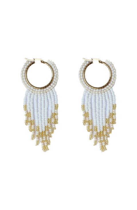 Riesling Fringe Embera Earrings