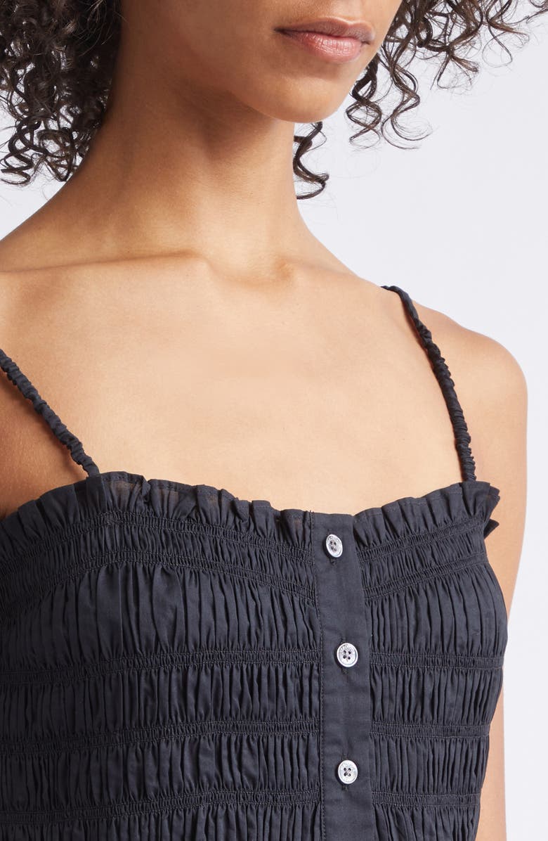 Veronica Beard Tullia Smock Top, Alternate, color, Black