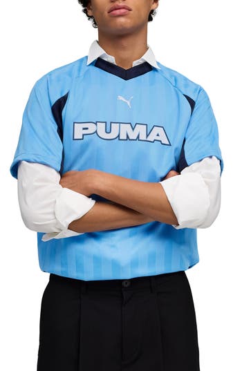 Puma Sport Football Jersey In Blue