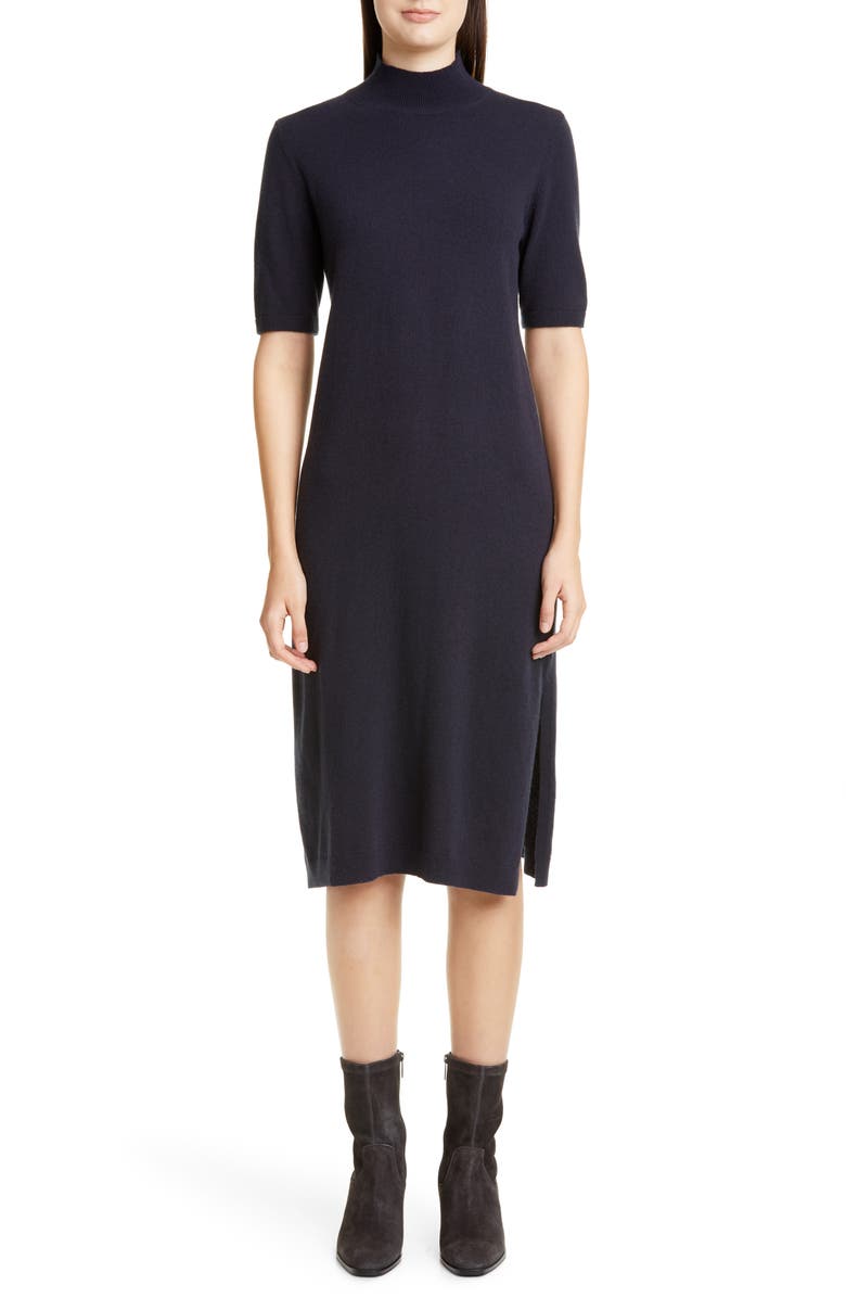Lafayette 148 New York Merino Wool & Cashmere Sweater Dress, Main, color, 