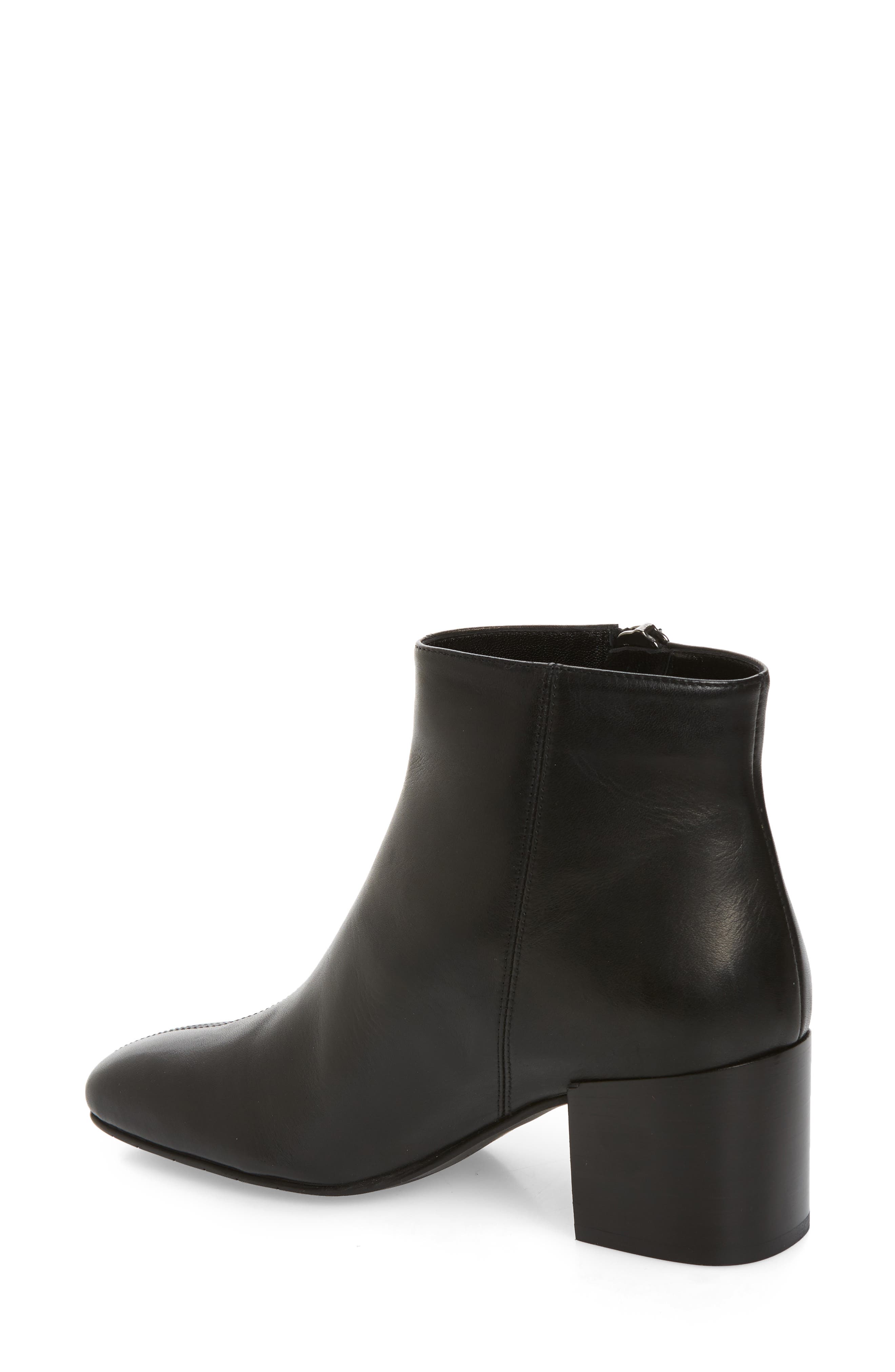 Cathryn Water Resistant Bootie, Alternate, color, BLACK LEATHER