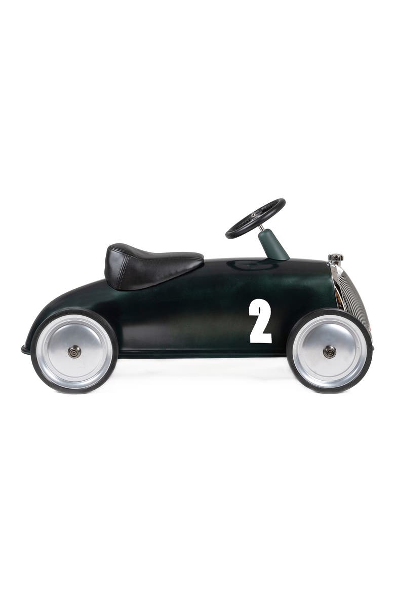 Rider Gentleman Ride-On Car, Alternate, color, DARK GREEN