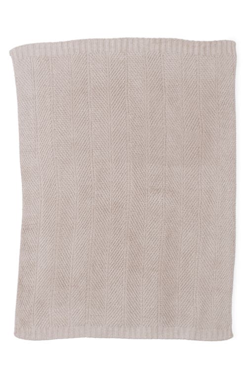 Barefoot Dreams Cozychic® Herringbone Throw Blanket In Stone