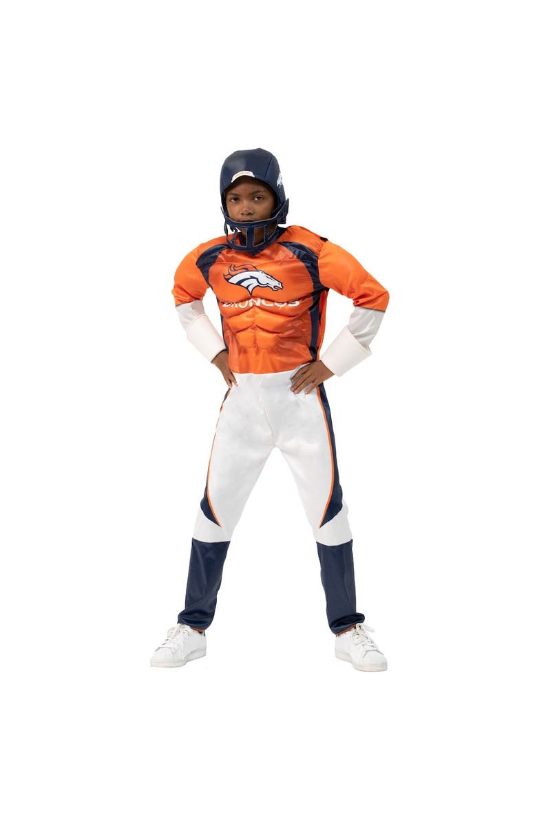 JERRY LEIGH Youth Orange Denver Broncos Game Day Costume, Main, color, 