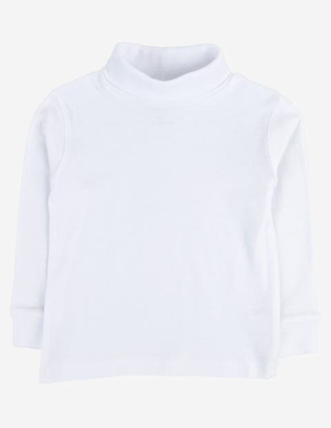 Kids Long Sleeve Cotton Turtleneck Shirt (Toddler, Little Kid & Big Kid)