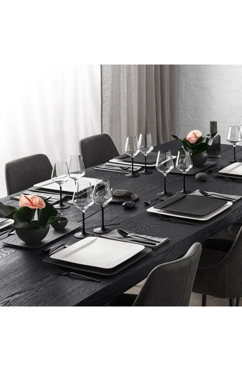 Villeroy 
Boch Manufacture Rock Red Wine Goblet Set of 4, Alternate, color, Clear