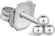 MARIA TASH Three Ball Trinity Single Stud Earring