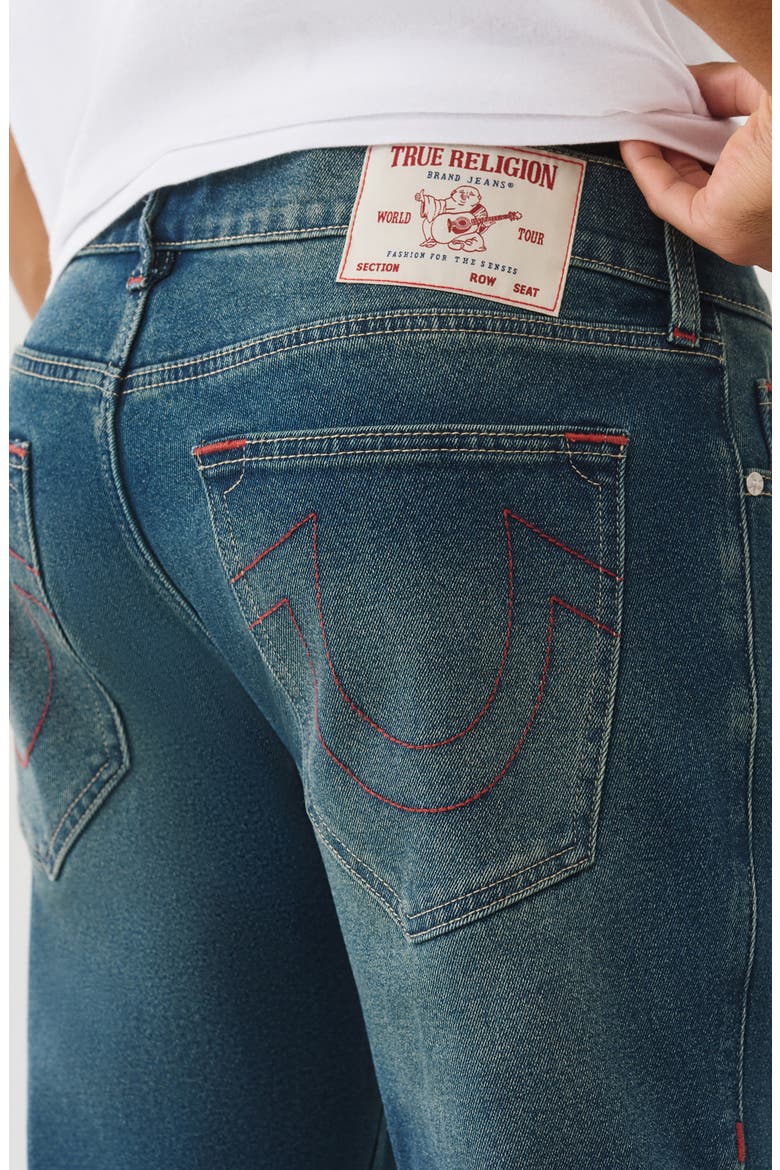 Ricky Slim Leg Jeans, Alternate, color, MEDIUM TOASTED CINNAMON WASH