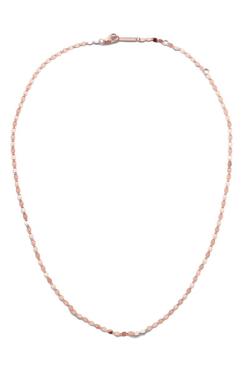 LANA 14K Gold Petite Nude Choker Necklace, Main, color, Rose Gold
