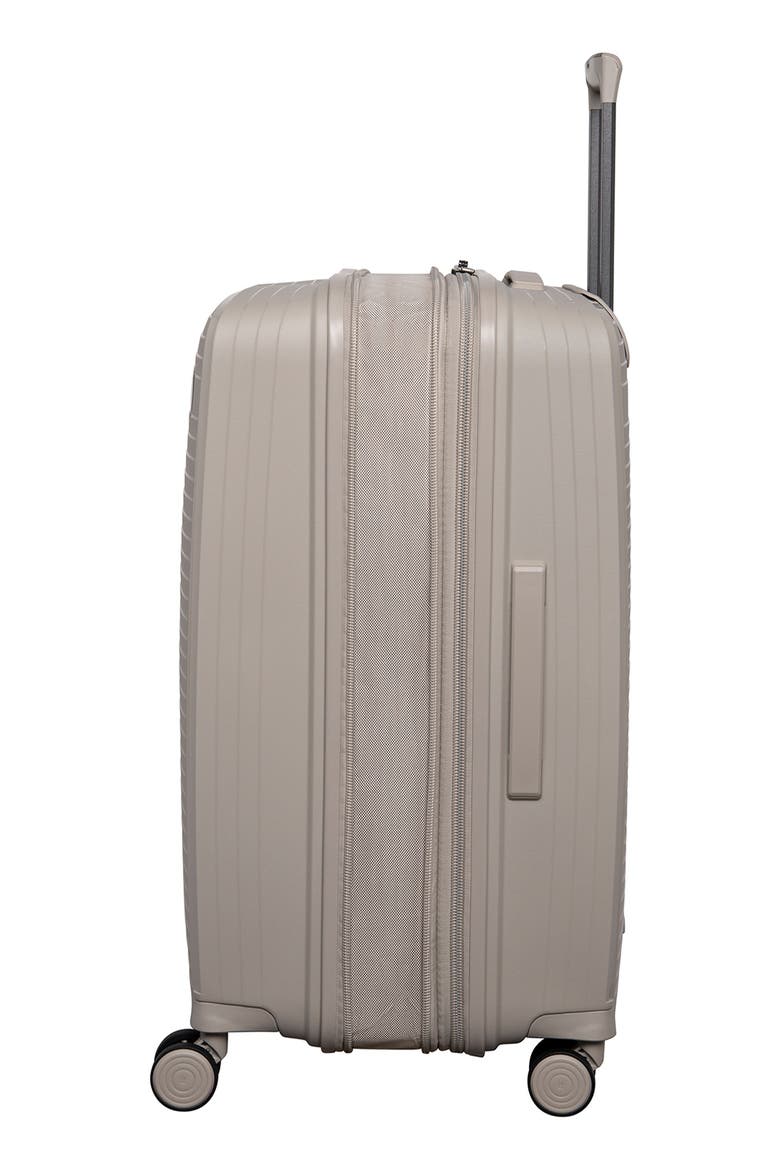 Spontaneous 30-Inch Hardside Checked Expandable Spinner, Alternate, color, FEATHER GRAY