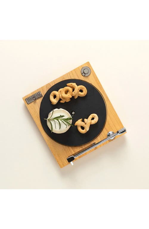 Uncommon Goods Turntable Cheeseboard In Brown