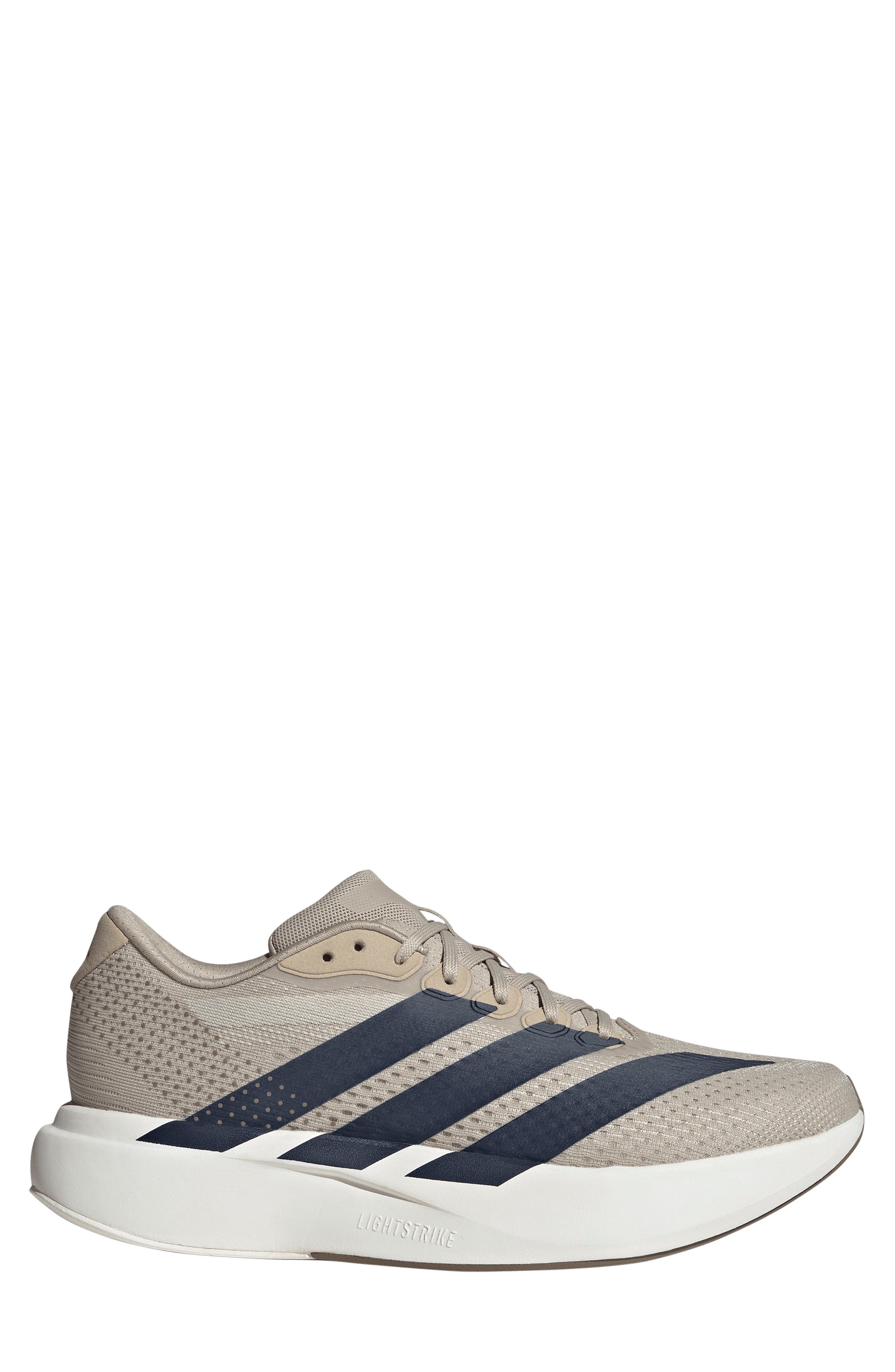 Adizero Pacer Sneaker, Alternate, color, KHAKI / NIGHT INDIGO/ WHITE