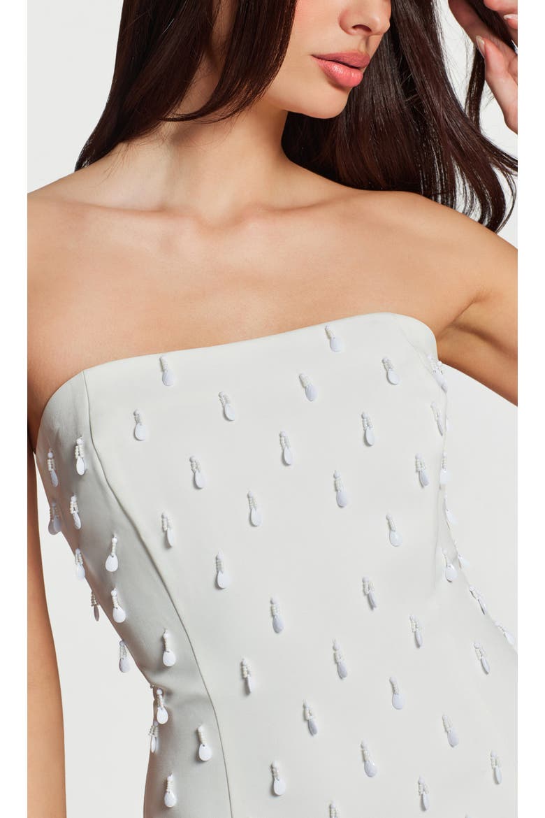 Isabel Bead Embellished Dress, Alternate, color, White