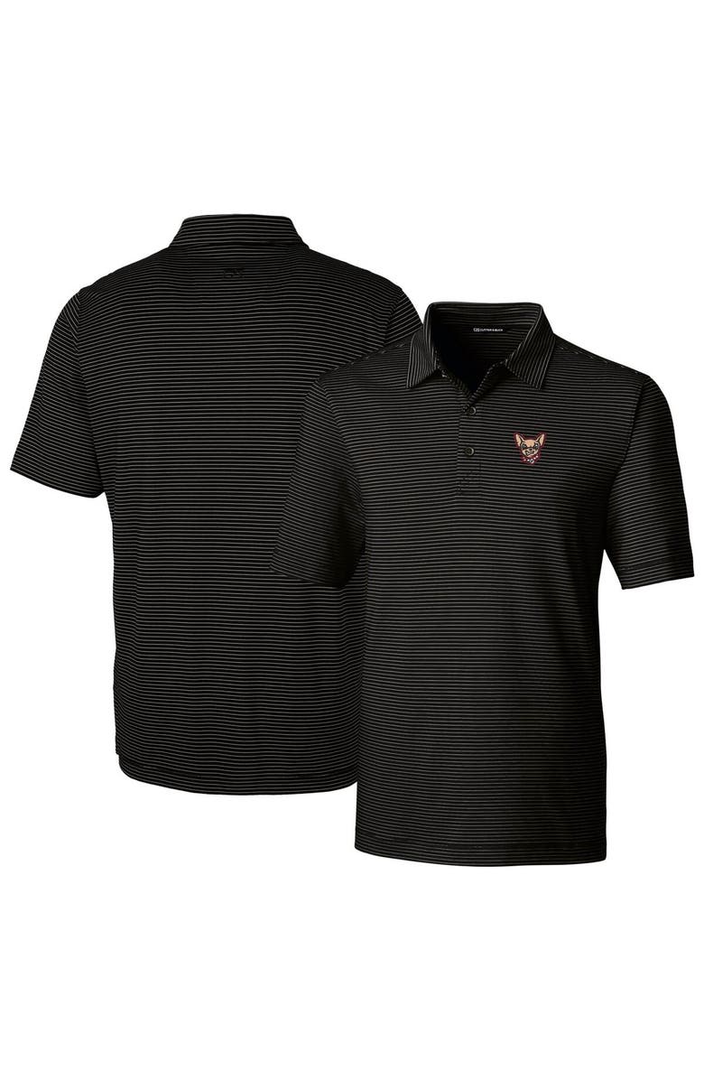 Cutter & Buck Men's Cutter & Buck  Black El Paso Chihuahuas Forge Pencil Stripe Stretch DryTec Polo, Main, color, 