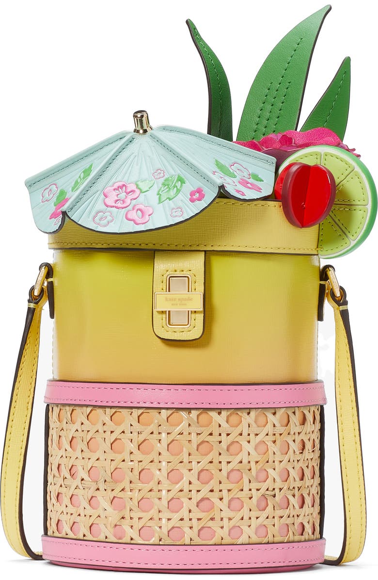 Kate Spade New York 3D drink leather crossbody bag, Main, color,