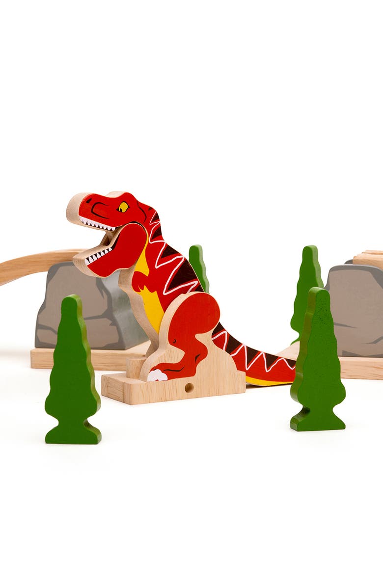 Bigjigs Rail T-Rex Bursting Bridge, Alternate, color, Multicoloured
