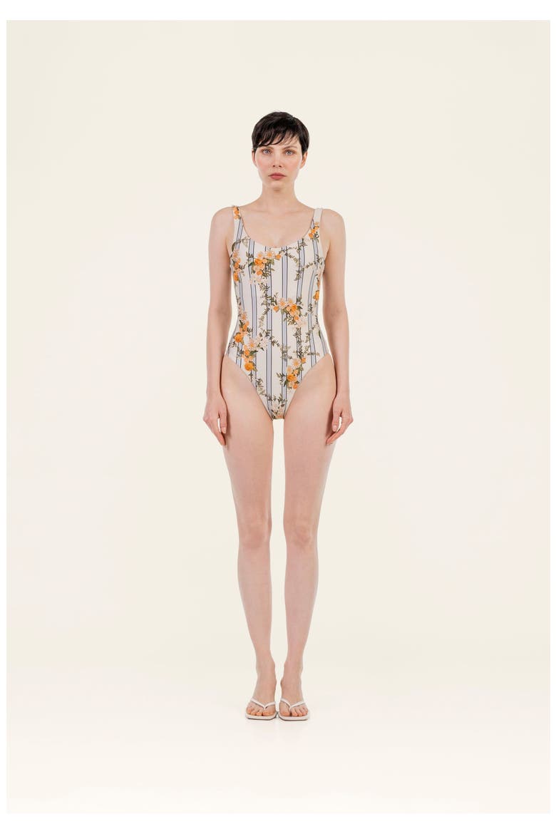 Gema Valle One piece, Alternate, color, Multicolor