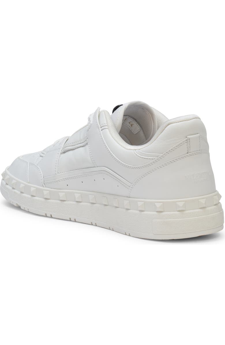 Valentino Garavani Rockstud Low Top Sneaker, Alternate, color, Obo Bianco/Bianco