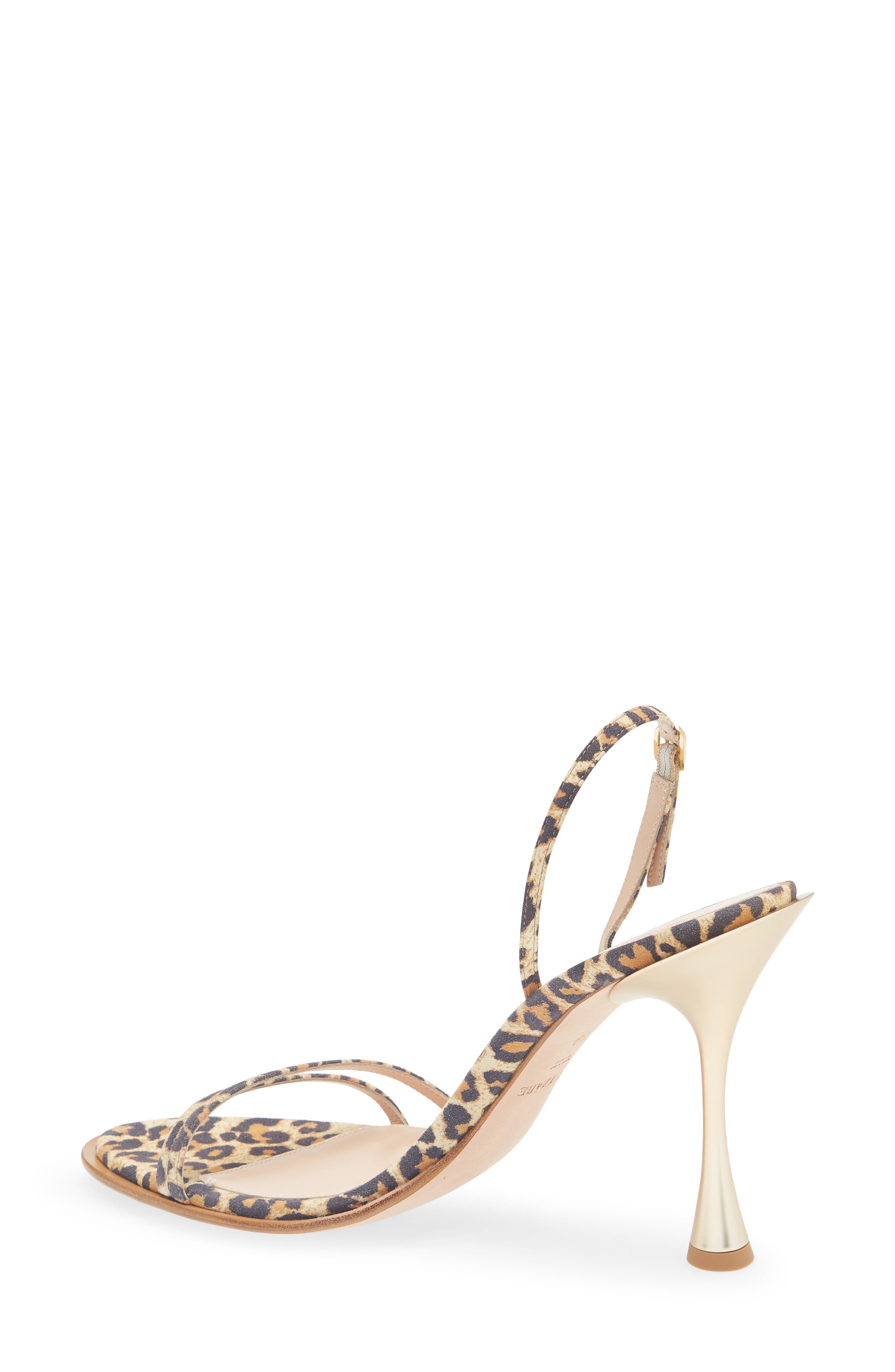BETZÁBE Bianca Slingback Sandal, Alternate, color, Tan Leopard Matte Gold