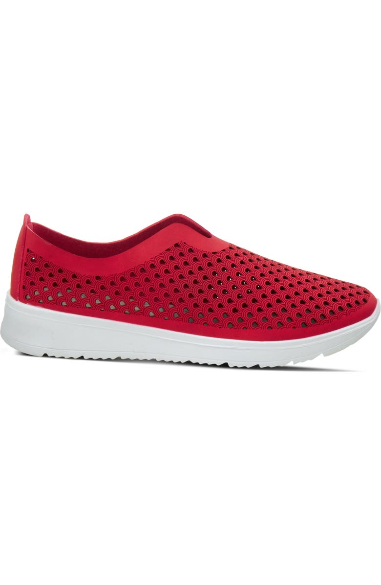 Flexus by Spring Step Centrics Slip-On Sneaker, Alternate, color, Red Nubuck Leather
