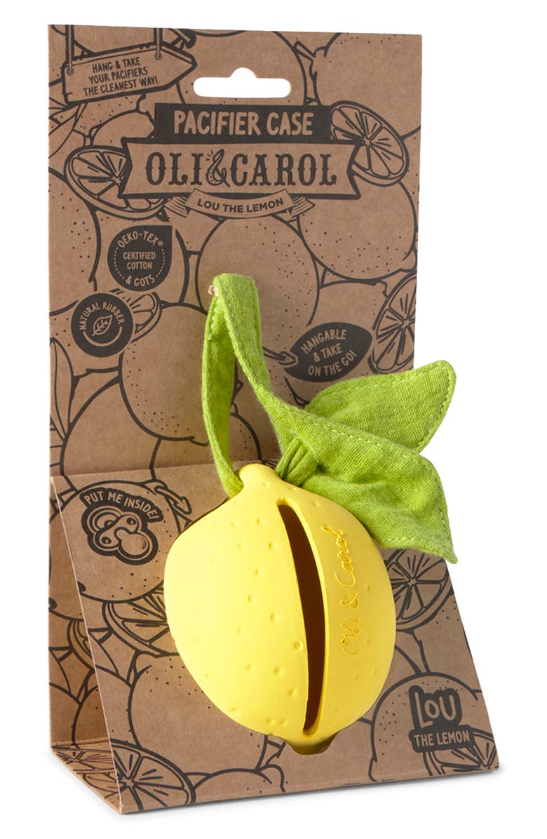 Oli&Carol Lou the Lemon Toy & Teether, Alternate, color,