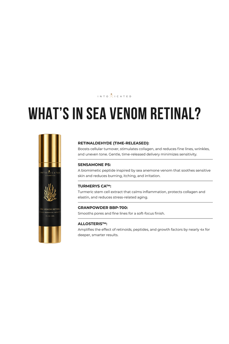 Sea Venom Retinal | 1fl.oz/30ml | Anti-Aging Time Released Retinaldehyde | Regenerating Sensamone P5 | Restructuring, Alternate, color, None
