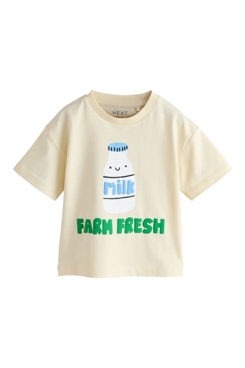 Kids' Assorted 3-Pack Breakfast Treats Embroidered Cotton Graphic T-Shirts, Alternate, color, BLUE