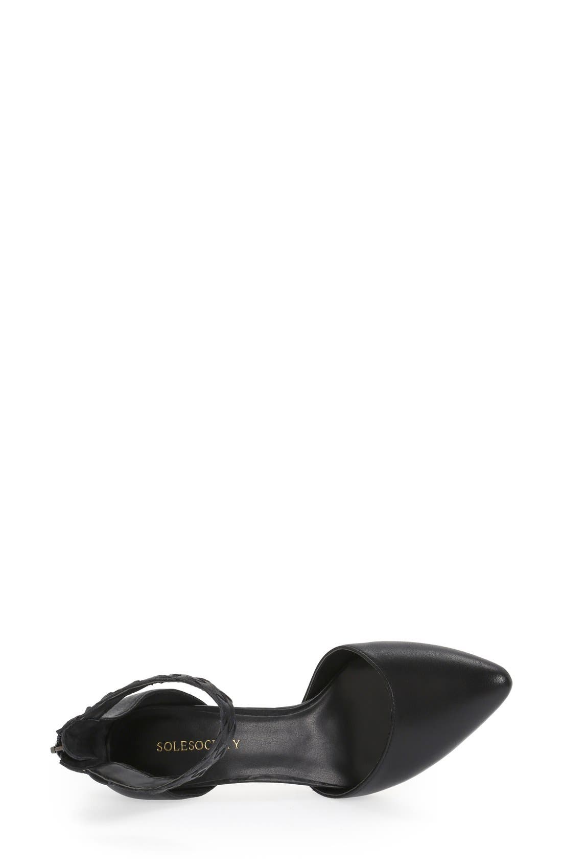 'Linn' Pump, Alternate, color, BLACK