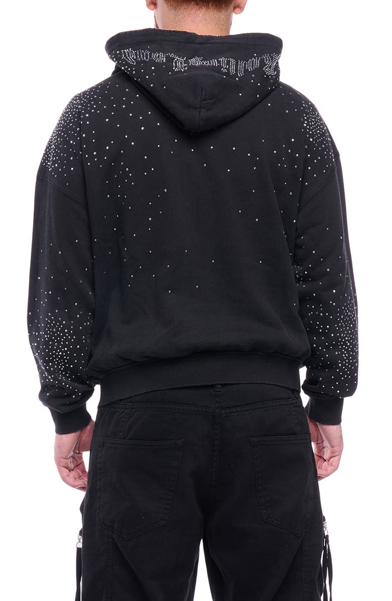 Rolling Loud Punk Riot Graphic Zip-Up Hoodie, Alternate, color, Washed Black