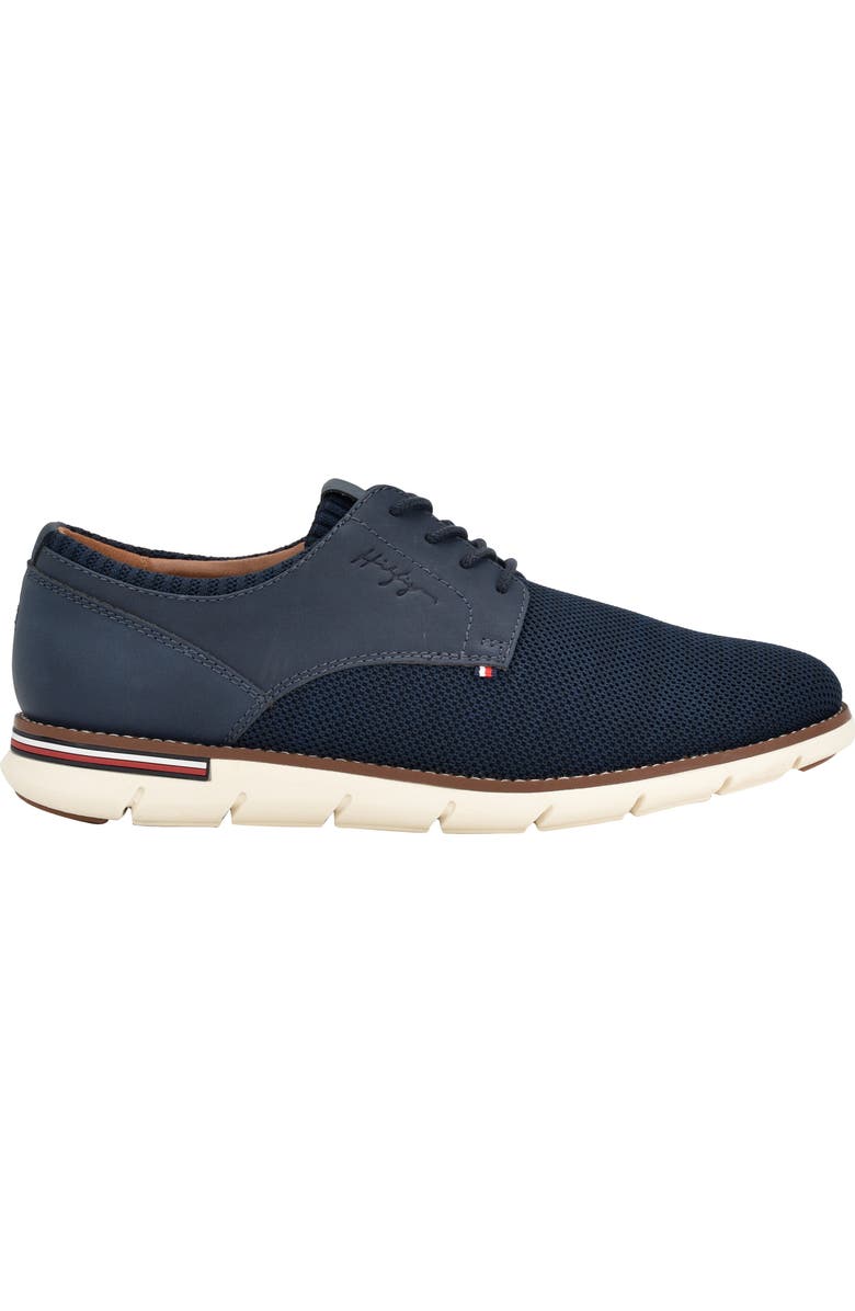 Tommy Hilfiger Winner Derby, Alternate, color, Navy Knit Multi