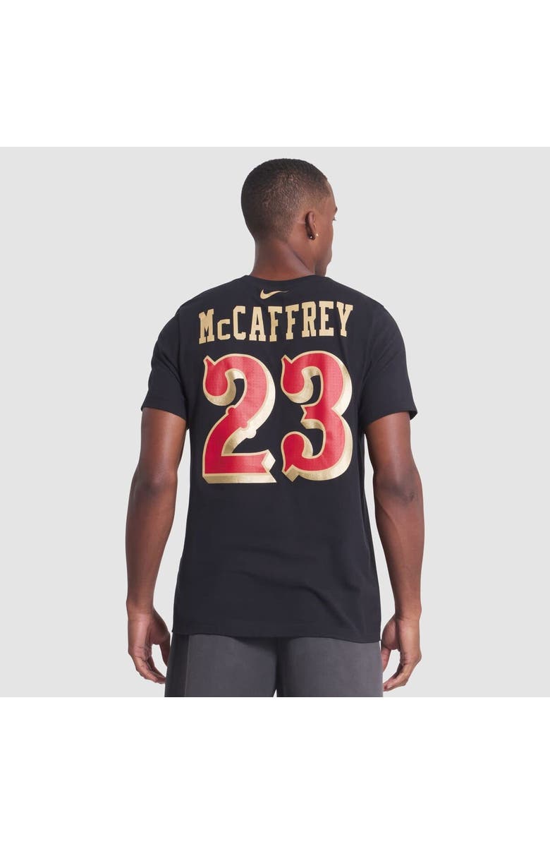 Nike Men's Nike Christian McCaffrey Black San Francisco 49ers 2025 Rivalries Collection Player Name & Number T-Shirt, Alternate, color, Black