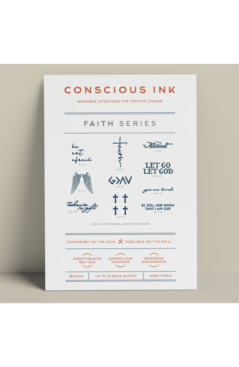 Conscious Ink Faith Variety 10-Pack, Main, color, Black