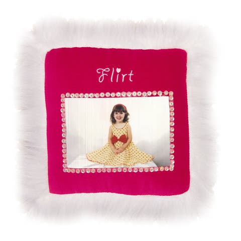 Flirt Picture Picture Small/Petite Accent Pillow, 10" x 10"