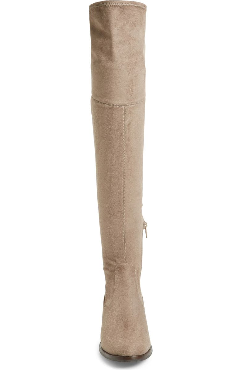 Ivanka Trump 'Livi' Faux Suede Over the Knee Boot, Alternate, color,