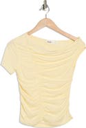 Elodie Ruched Asymmetric Top