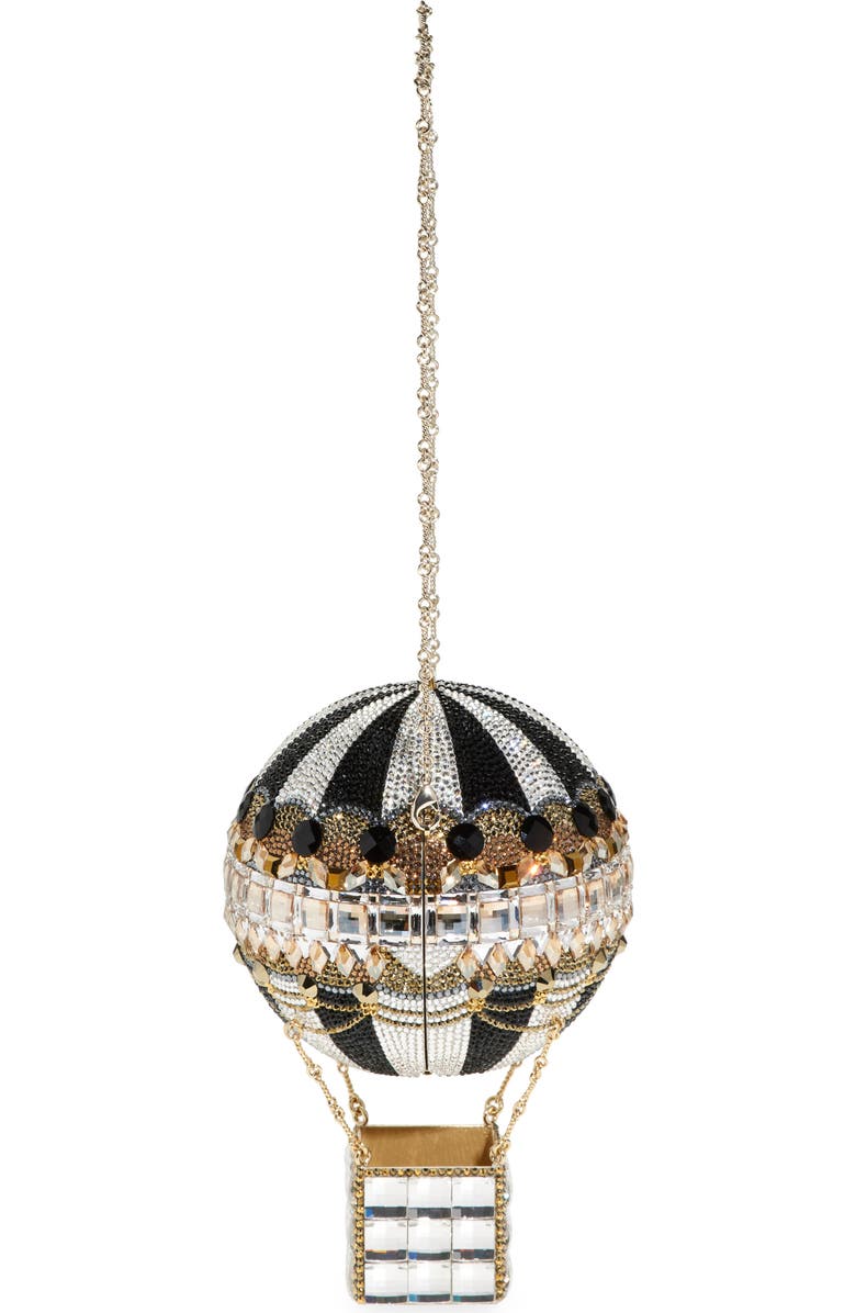 JUDITH LEIBER COUTURE Hot Air Balloon Crystal Embellished Clutch, Alternate, color,