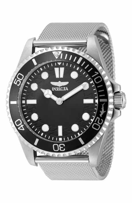 Pro Diver Quartz Mesh Strap Watch, 43mm