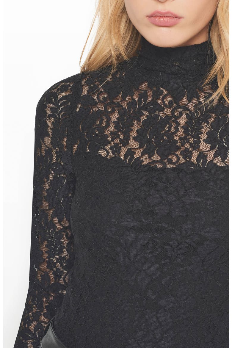 Dixie Turtleneck, Alternate, color, Black