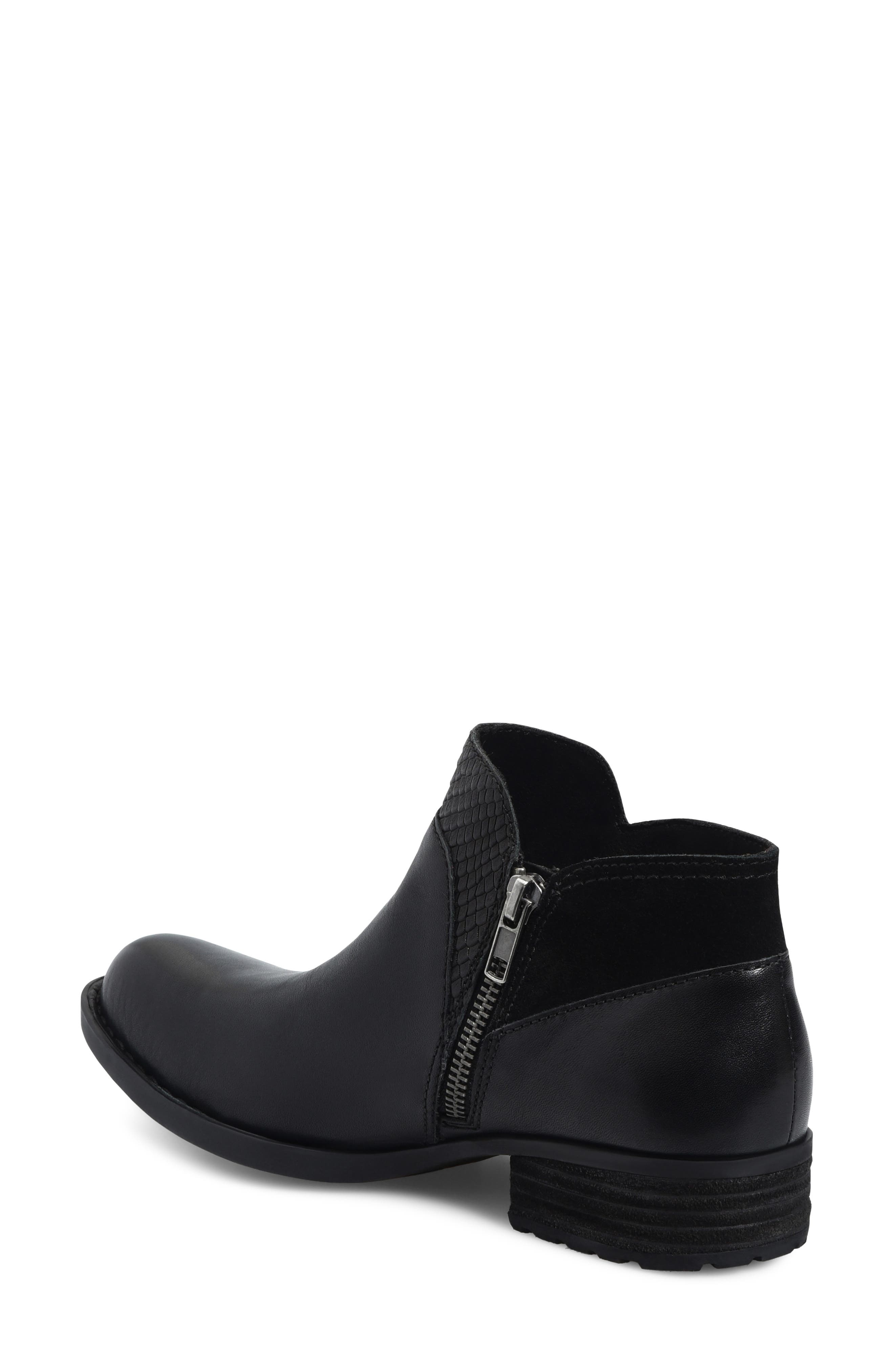 Kinney Leather Bootie, Alternate, color, BLACK COMBO