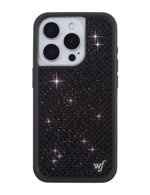 Black Rhinestone iPhone Case